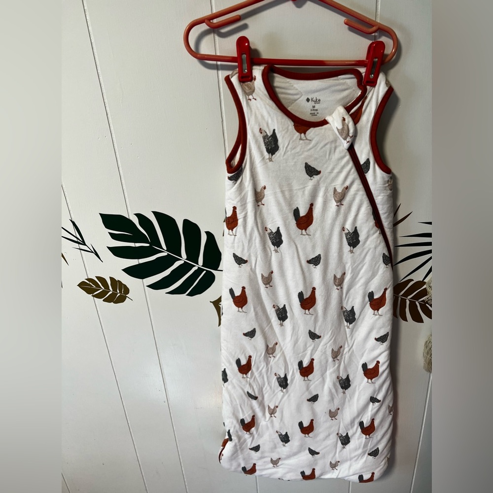 Kyte baby sleep sack size medium tog 2.5 chicken print